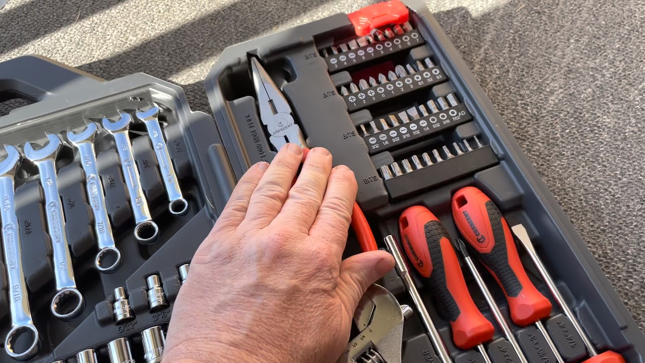 Crescent 170 Piece Mechanics Tool Set from Amazon, CTK170CMP2A (Taiwan)