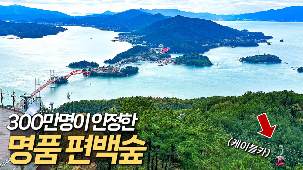 🚠300만 명이 다녀간 케이블카와 함께 즐기는 100대 명품 편백숲 트레킹 | 국내여행 | 경남 사천