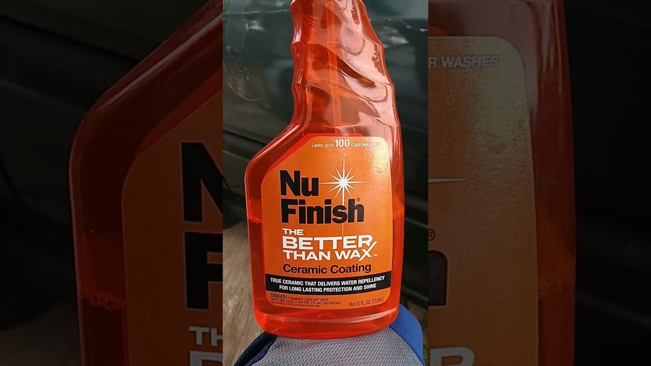 Керамическое покрытие Nu Finish отлично работает 👍 попробуйте его в качестве стеклянного покрытия.