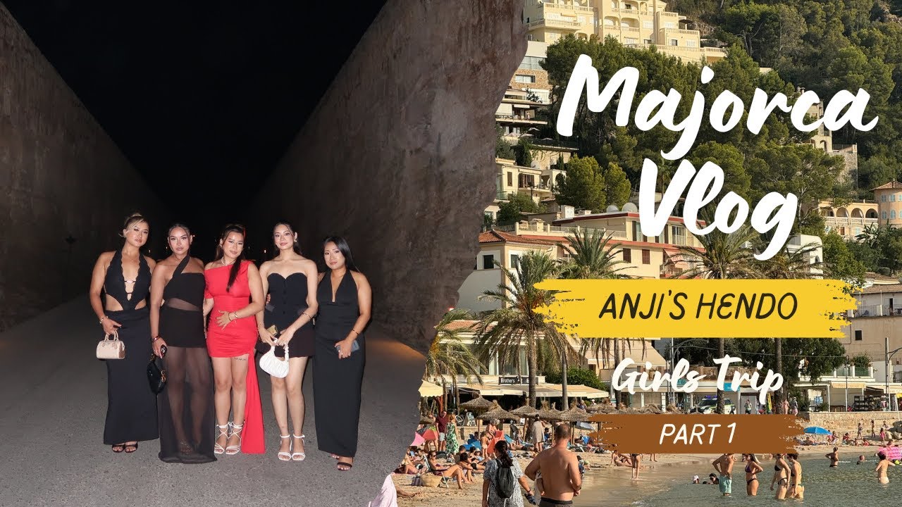 Majorca Vlog | Anji's Hendo Part 1 | Girls Trip, Exploring Sóller, Trying Paella For The First Time