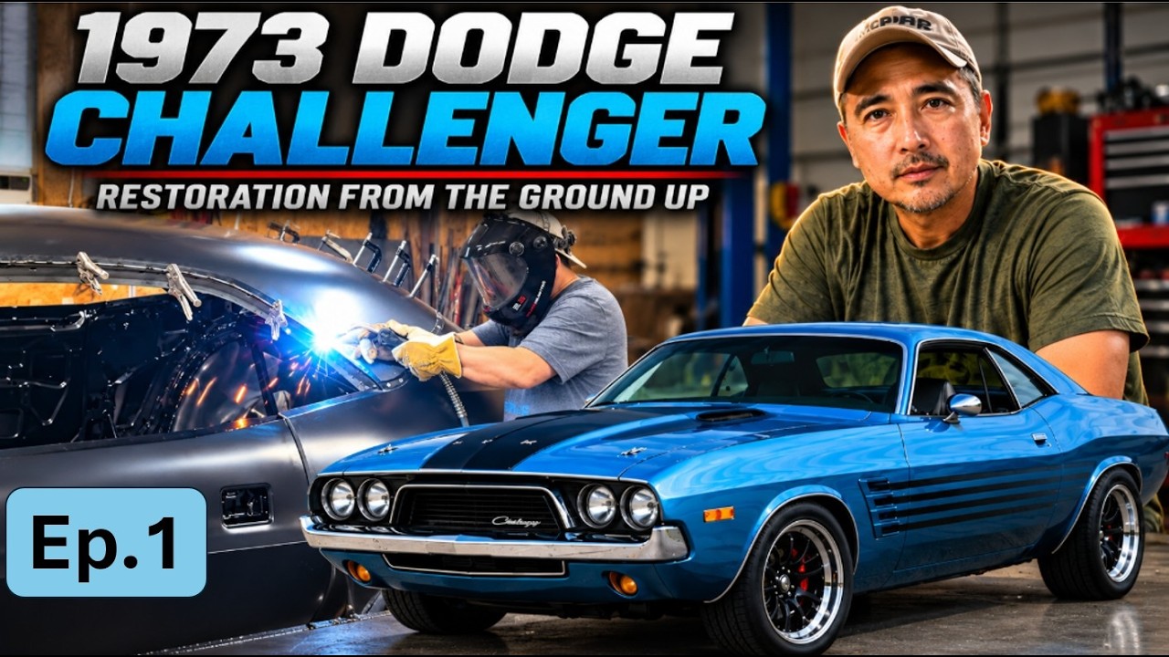 Hellcat Swapped 1973 Dodge Challenger Build Series | Modern Suspension & Manual Swap Ep.1