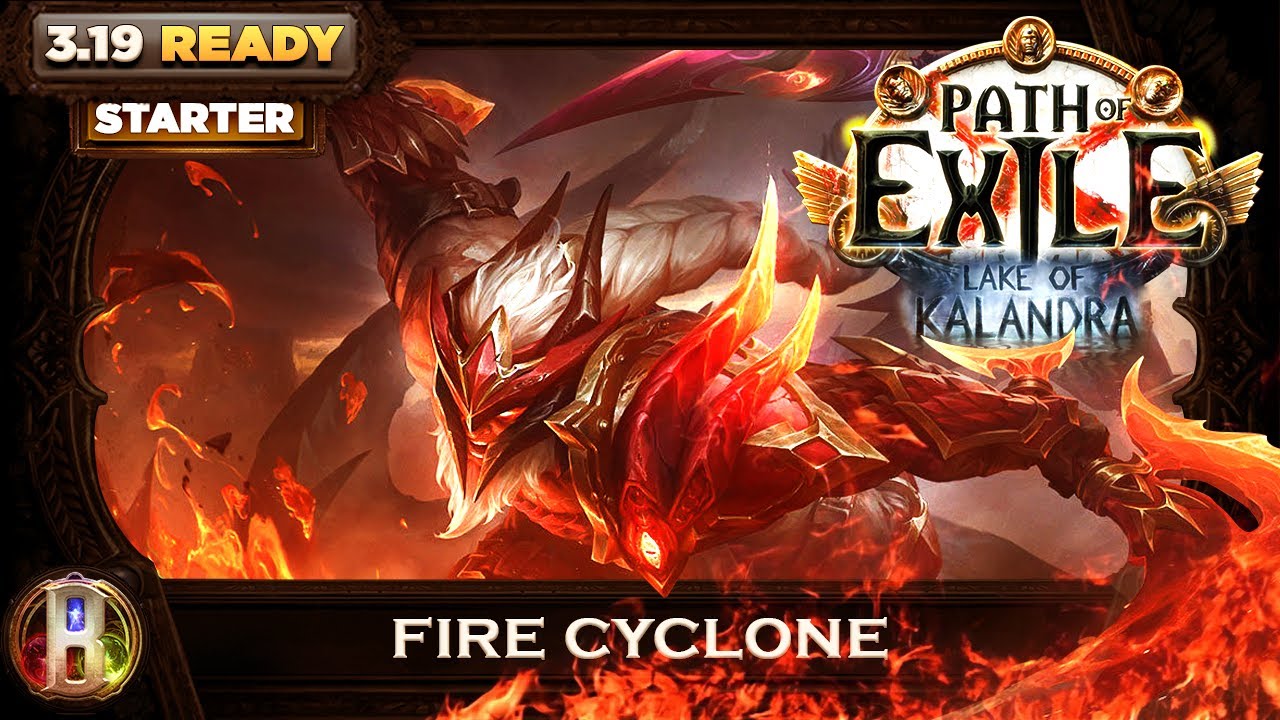 Path Of Exile 3.19: FIRE CYCLONE BERSERKER - POE LAKE OF KALANDRA - POE BUILDS