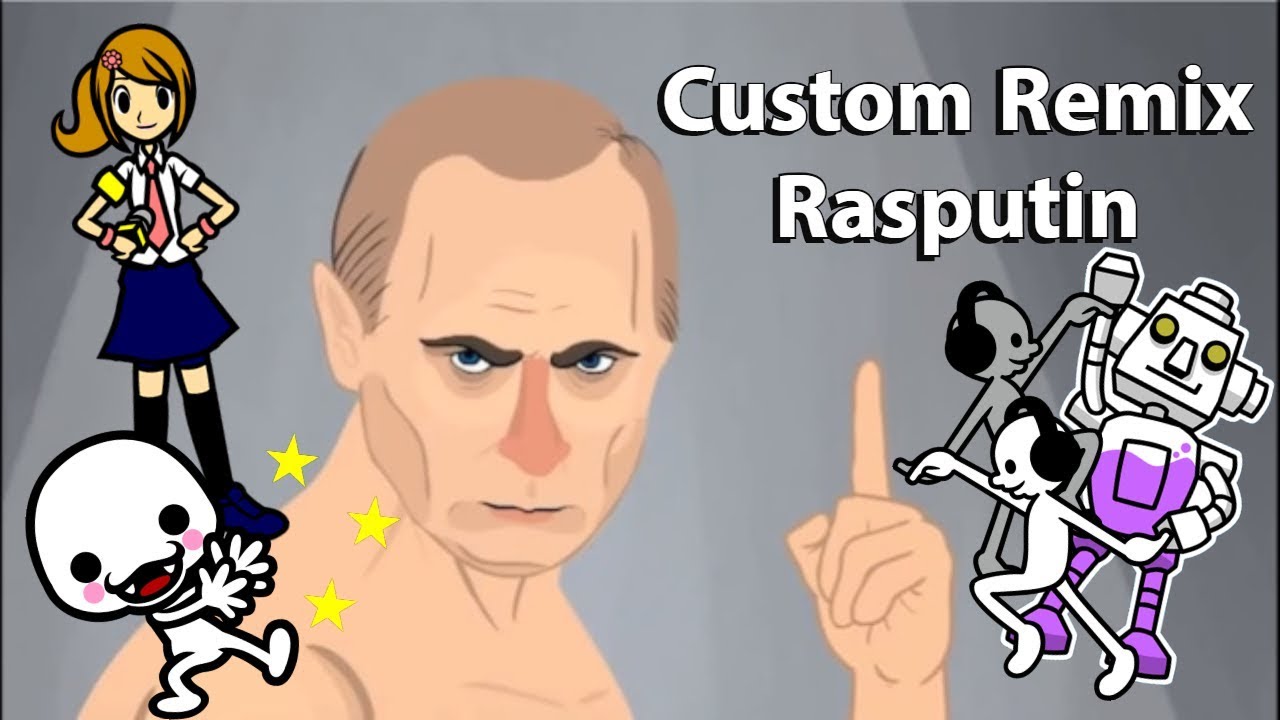 Rhythm Heaven Custom Remix  - Rasputin (Boney M.): OVER 50 GAMES!!!