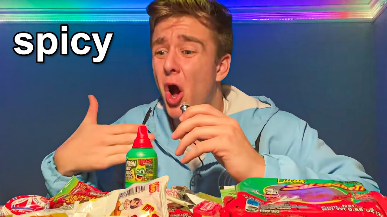 TRYING MEXICAN CANDY lmao