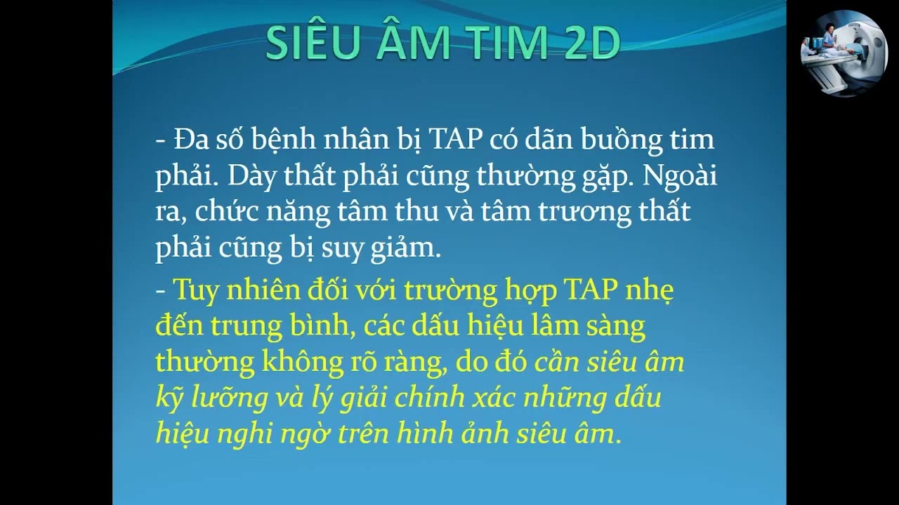 Áp lực động mạch phổi   ThS  BS  Lê Hoài Nam