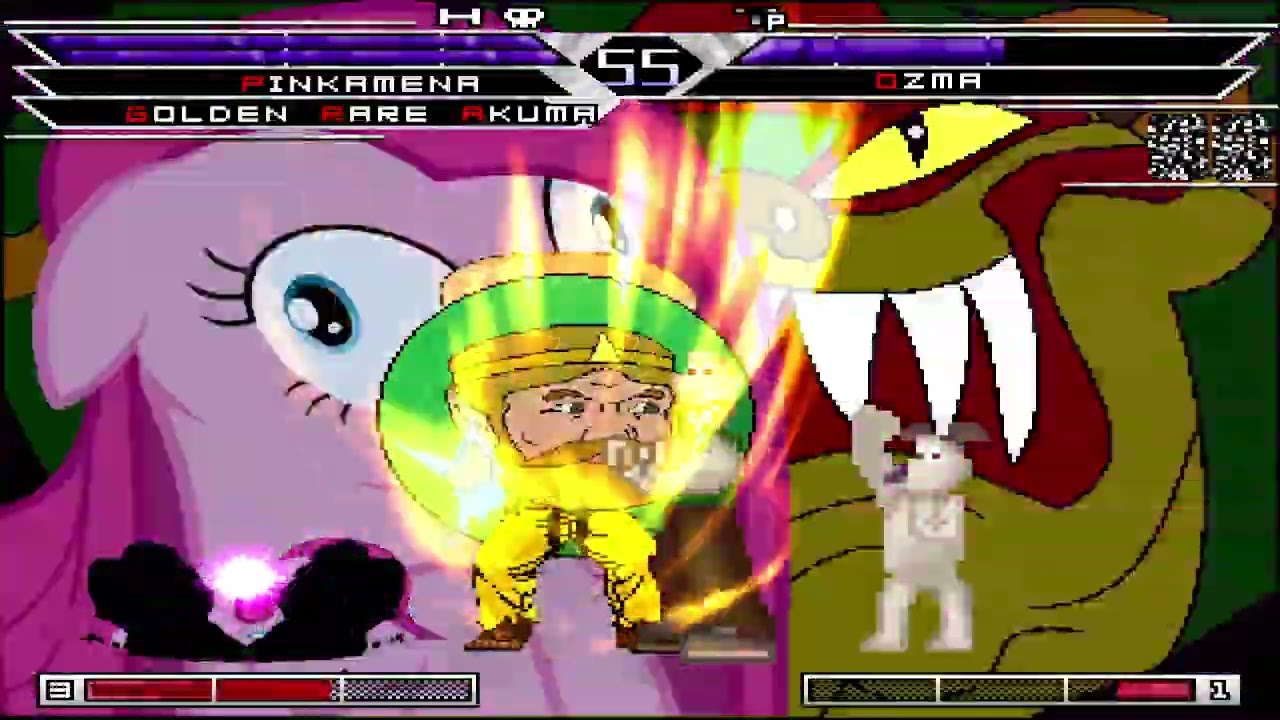 KOF MUGEN Tag Pinkamena Golden Rare Akuma Wallace Gromit vs Fireworks Date Masamune Ozma N S Alicorn