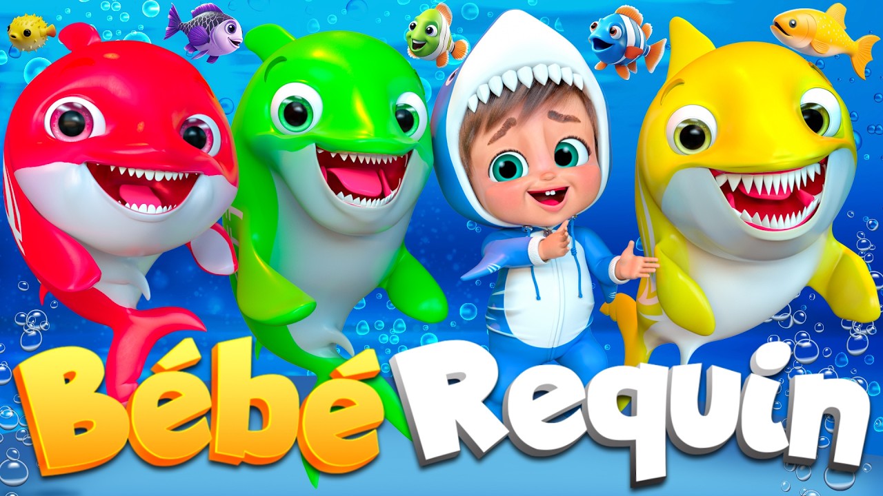 Bébé Requin, Dans Sa Maison Un Grand Cerf, Les roues de l’autobus, Alouette, Comptines Bébé #shorts