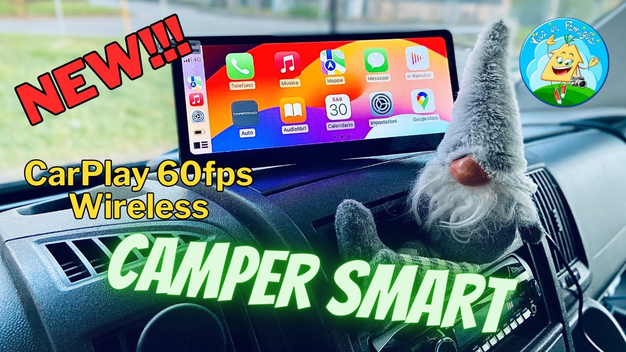 Il nostro CAMPER diventa SMART con CarpodGo T3 Pro - CarPlay 60fps WIRELESS - Review