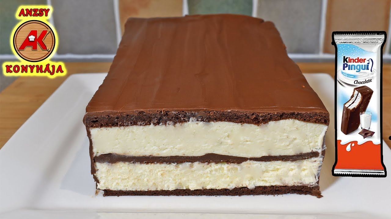 Óriás Kinder Pingui recept / Anzsy konyhája