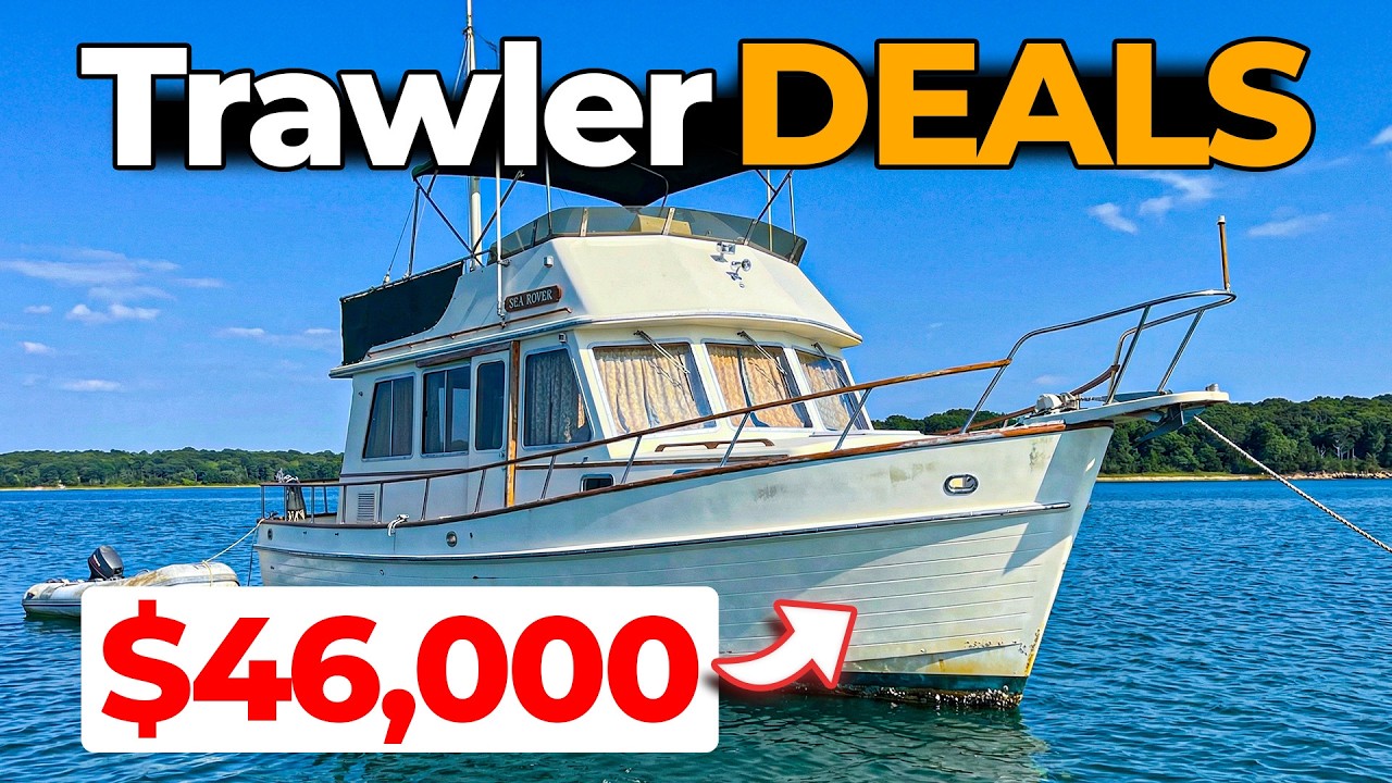 10 Used Liveaboard Trawler Yachts For Sale Under $50,000