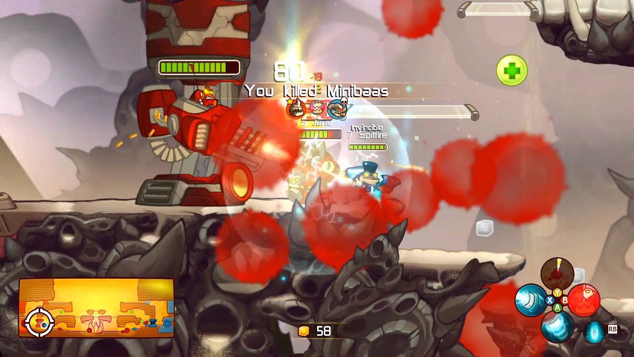 Awesomenauts - Clunk Gameplay