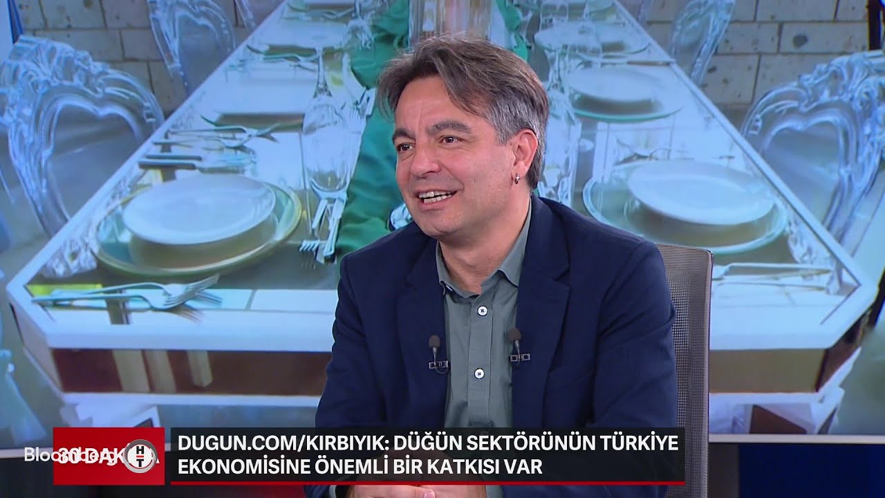 CEO'muz Emek Kırbıyık, Bloomberg HT'de Düğün Sektörünü Anlattı!