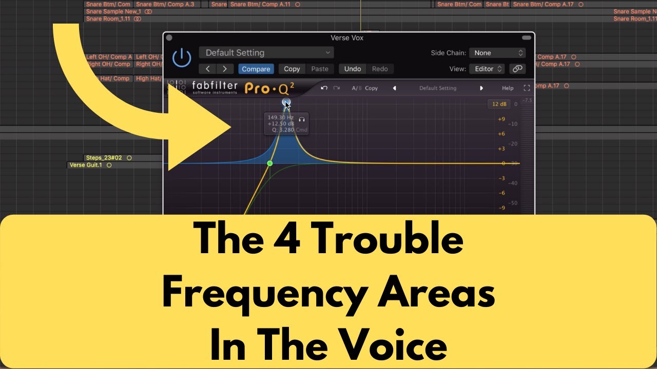 The 4 Trouble Frequency Areas In a Voice