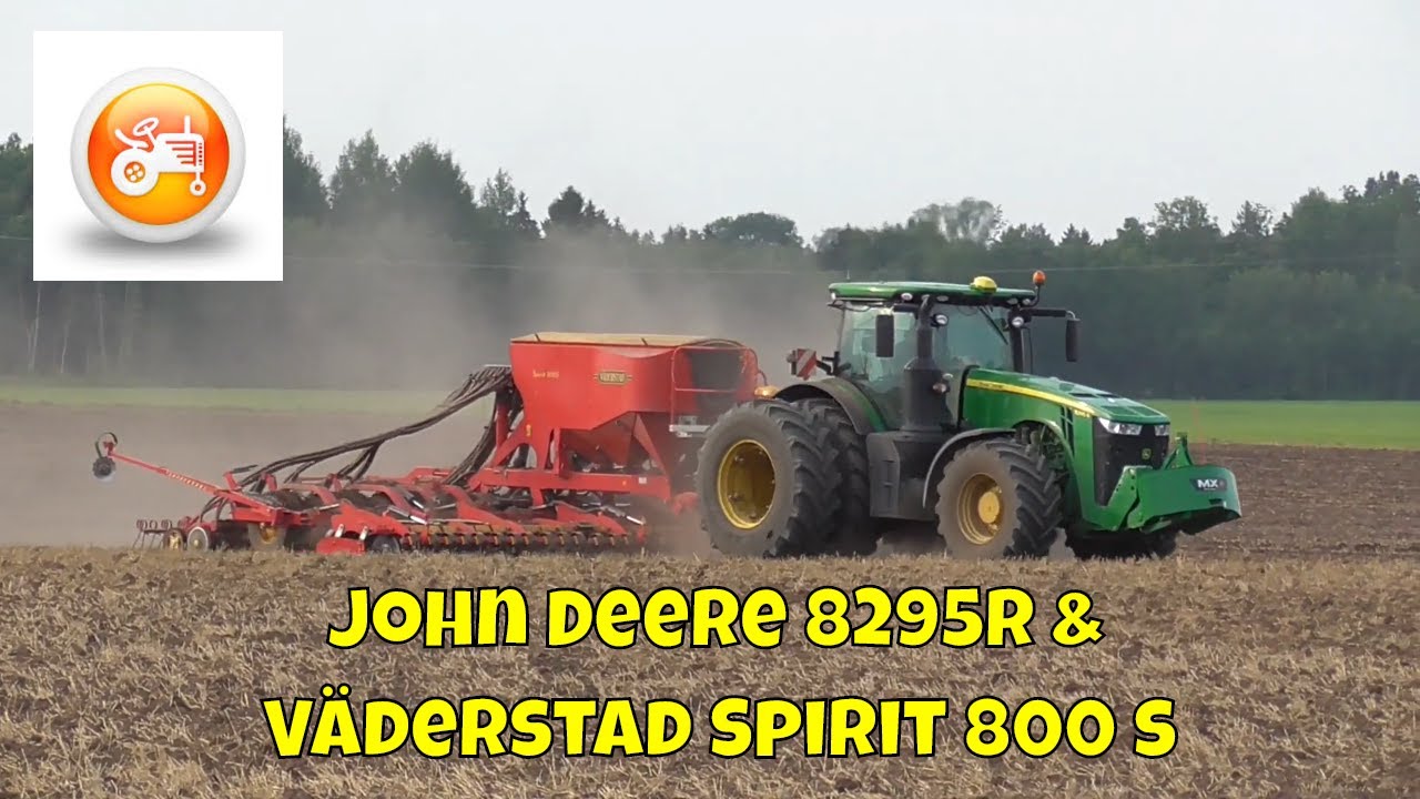 Seeding 2019 | John Deere 7295R & Väderstad Spirit 800S seeder