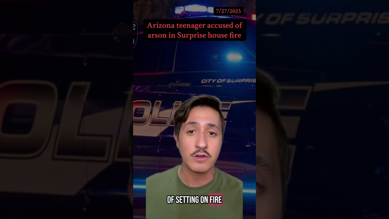 Arizona teen arrested for alleged arson