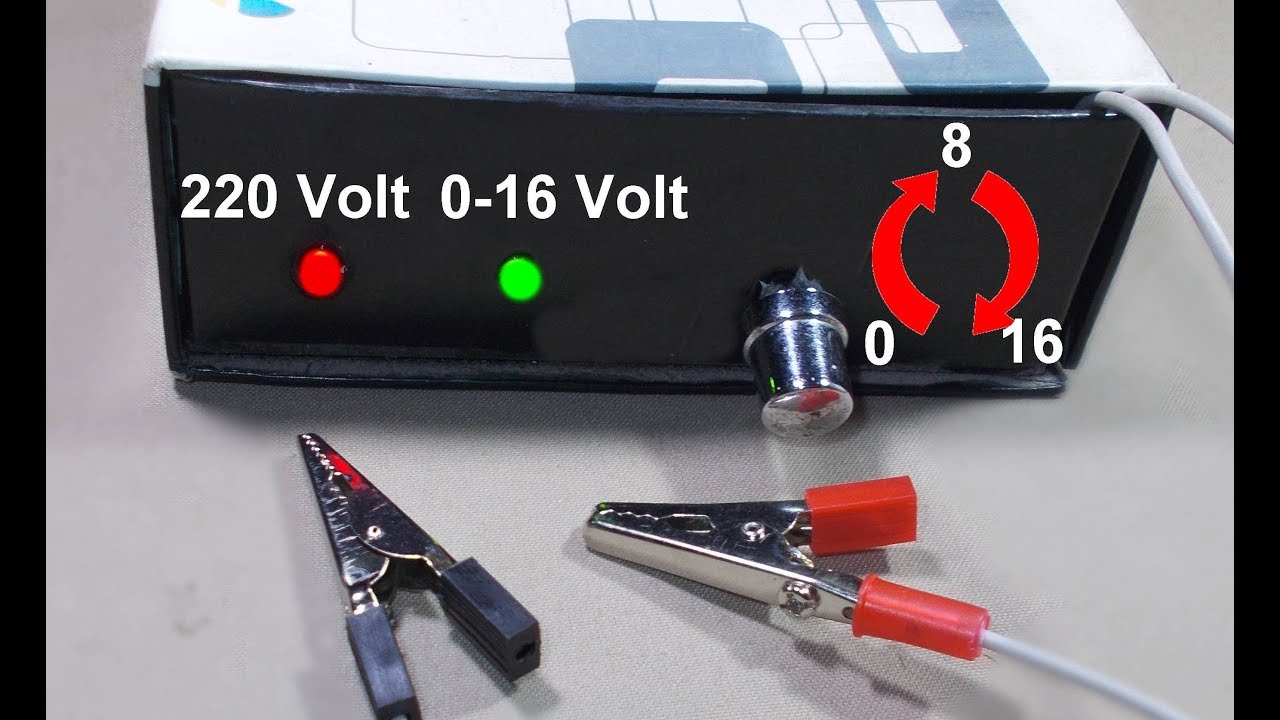 Adjustable 0-16 volt voltage regulator | 0-16v variable power supply circuit diagram