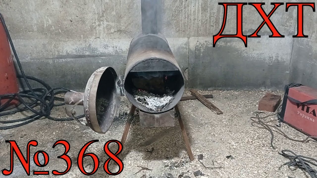 Буржуйка из Балона! Отопление в сарае! Жарим Шашлычок!