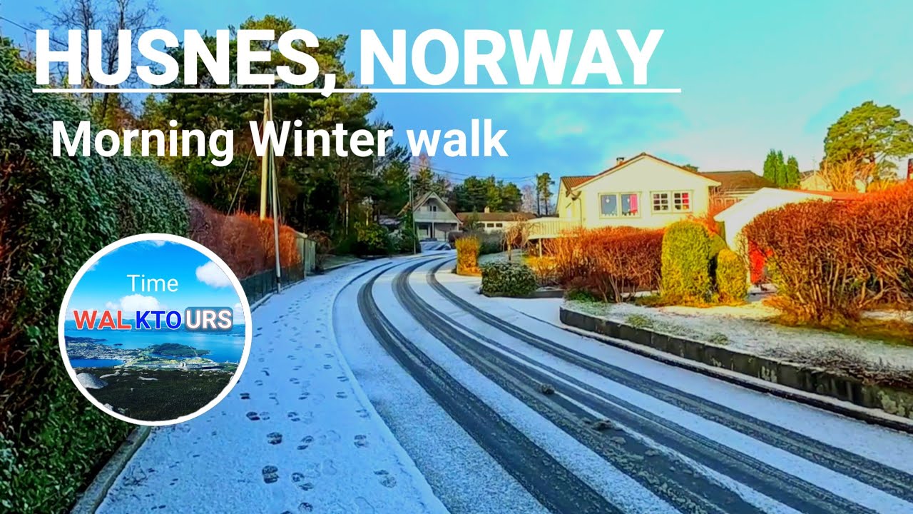 Exploring Husnes, Norway's Beautiful Sunny Streets
