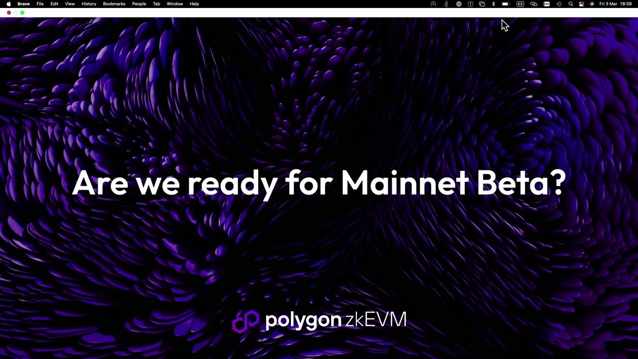 Polygon zkEVM mainnet with Jordi Baylina