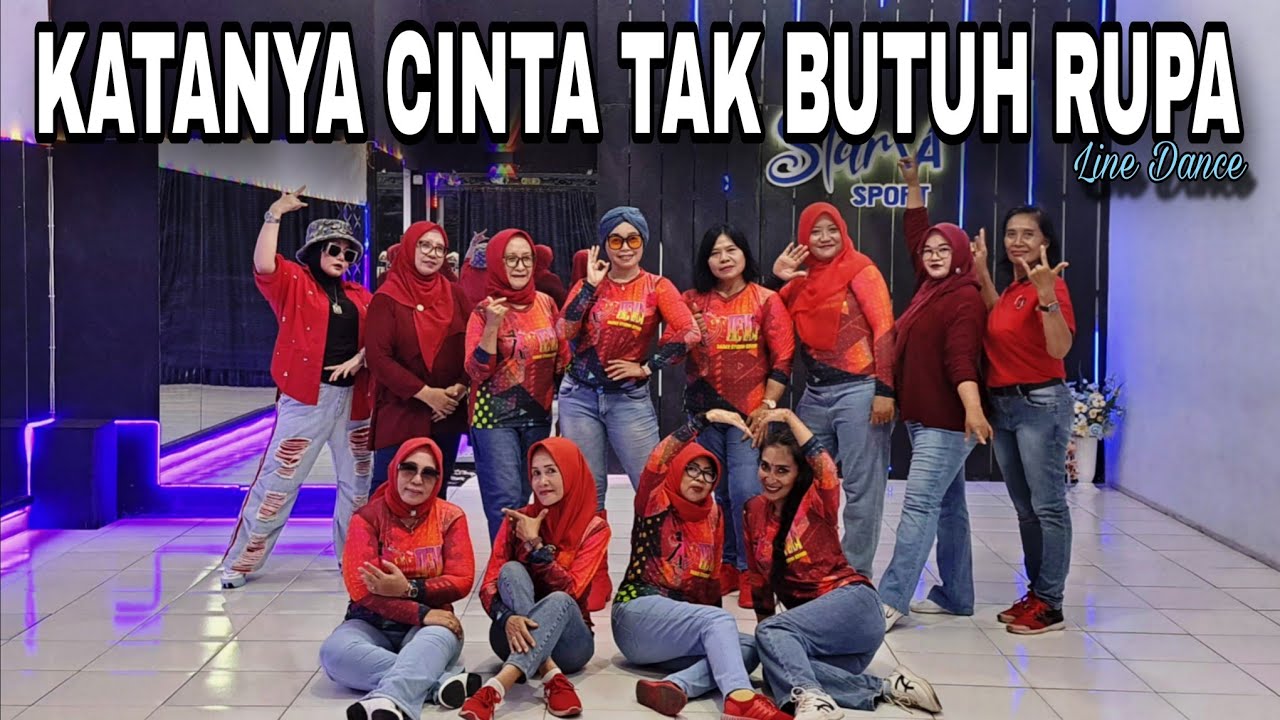KATANYA CINTA TAK BUTUH RUPA || Line Dance || Beginner || Dieva Dance Studio Kediri