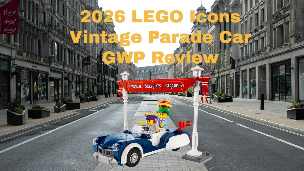2026 LEGO Icons Vintage Parade Car GWP Review