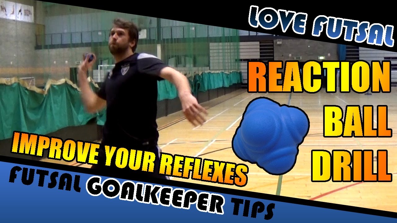 Reaction Ball Drill - How to Improve your Futsal / Football / Soccer Goalkeeping