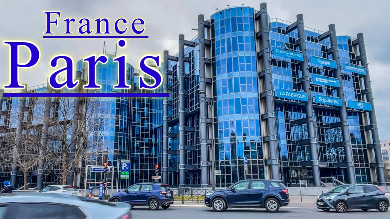 Paris walking tour La Défense Bois Colombes | Pris 4K |60fps HDR video resolution
