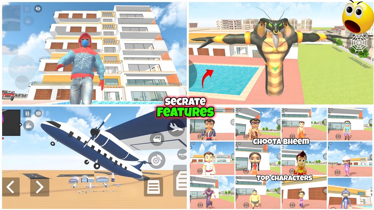 Indian Theft Aura Simulator Custom Plane Feature Add | 5 Floor House Add | New Update Secret Feature