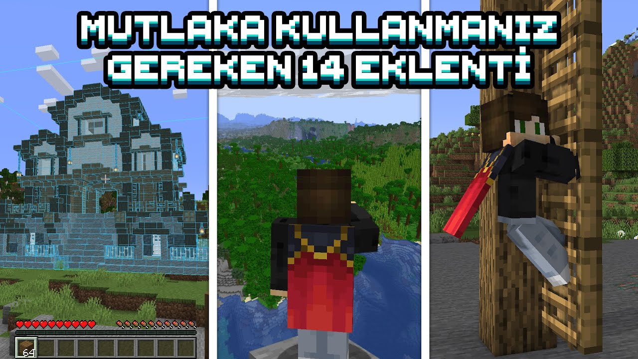 Bu Eklentiler Olmadan Minecraft OYNAMAMALISIN!