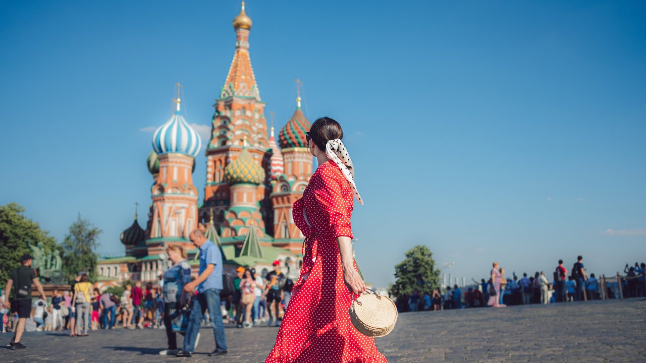 Moscow 4k, Russia - Walking tour - Red Square
