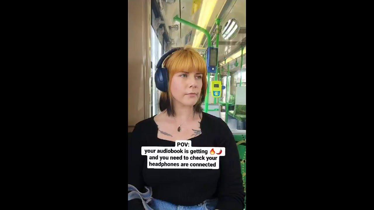 The sudden panic when your audiobook turns spicy in public. We can't be the only ones?