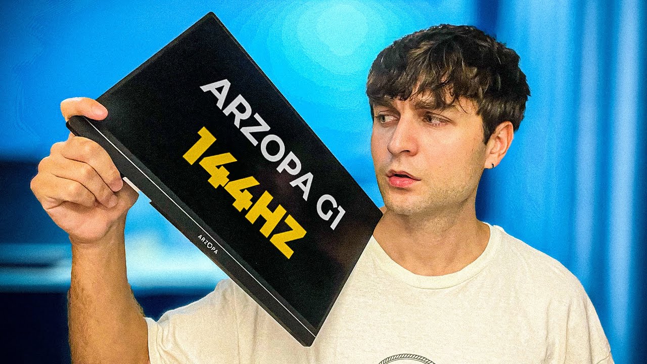 Arzopa G1 Gaming: Правда об этом портативном дорожном мониторе с частотой обновления 144 Гц за 12...