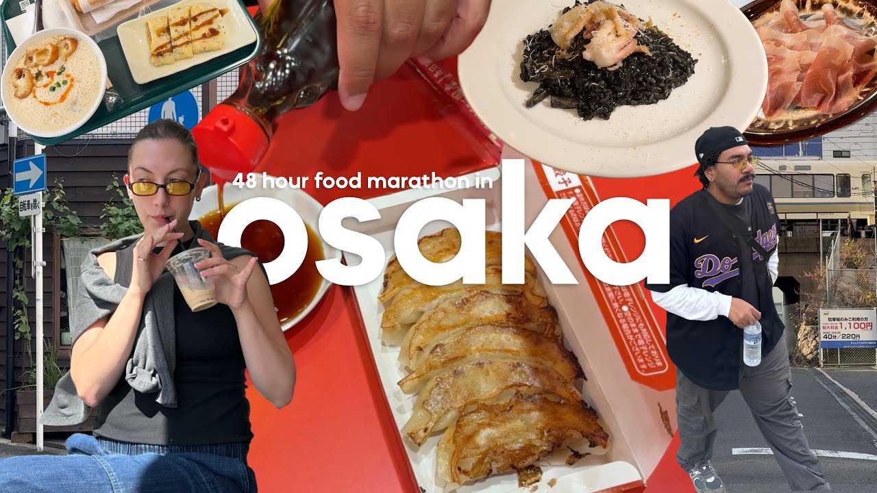 2 Days of Eating in Osaka Vlog 🇯🇵 Cute Restaurants, Cafe Hopping, Kuromon Market, Dotoburi