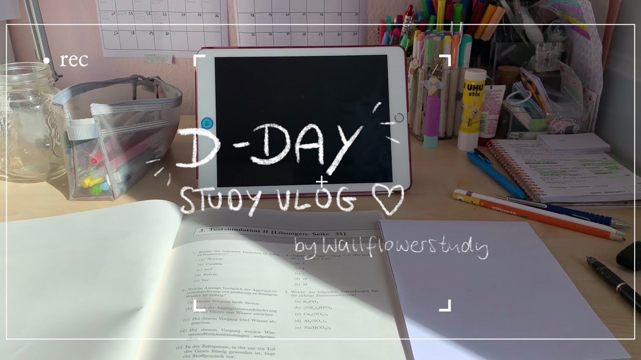 [ Study Vlog #4 ] D-DAY!! Self-isolation and making new study plans 📖
