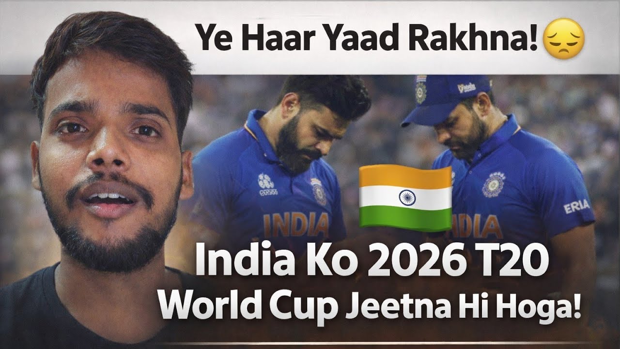 Ye Haar Yaad Rakhna! 😔 India Ko 2026 T20 World Cup Jeetna Hi Hoga 🇮🇳🔥! #indiavssouthafrica match HGH