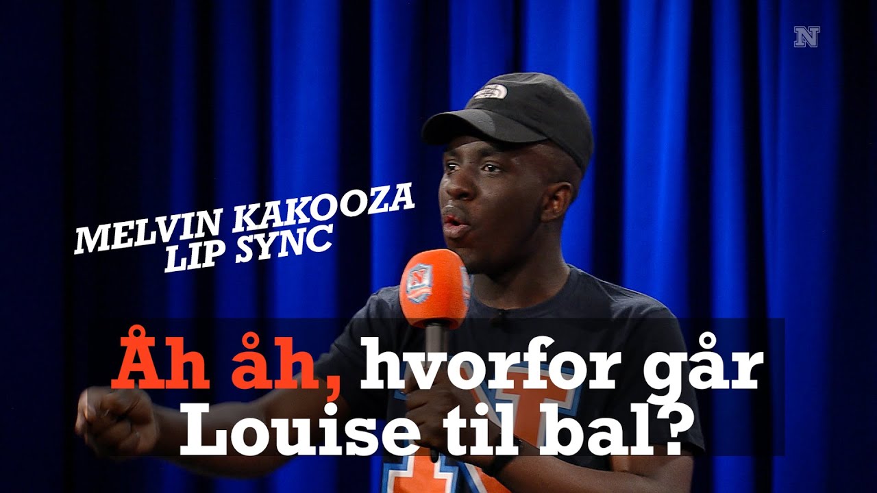 Melvin Kakooza lip syncer Bamses 'Hvorfor g&aring;r Louise til bal'