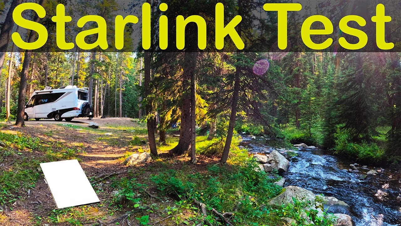 Testing STARLINK RV Camping in FOREST - LTV Unity CB