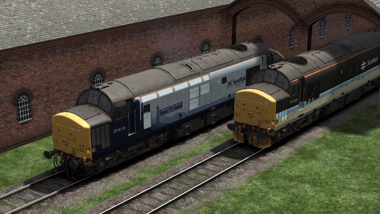 ScotRail class 37 fictional livery pack | Railfreight Reskins