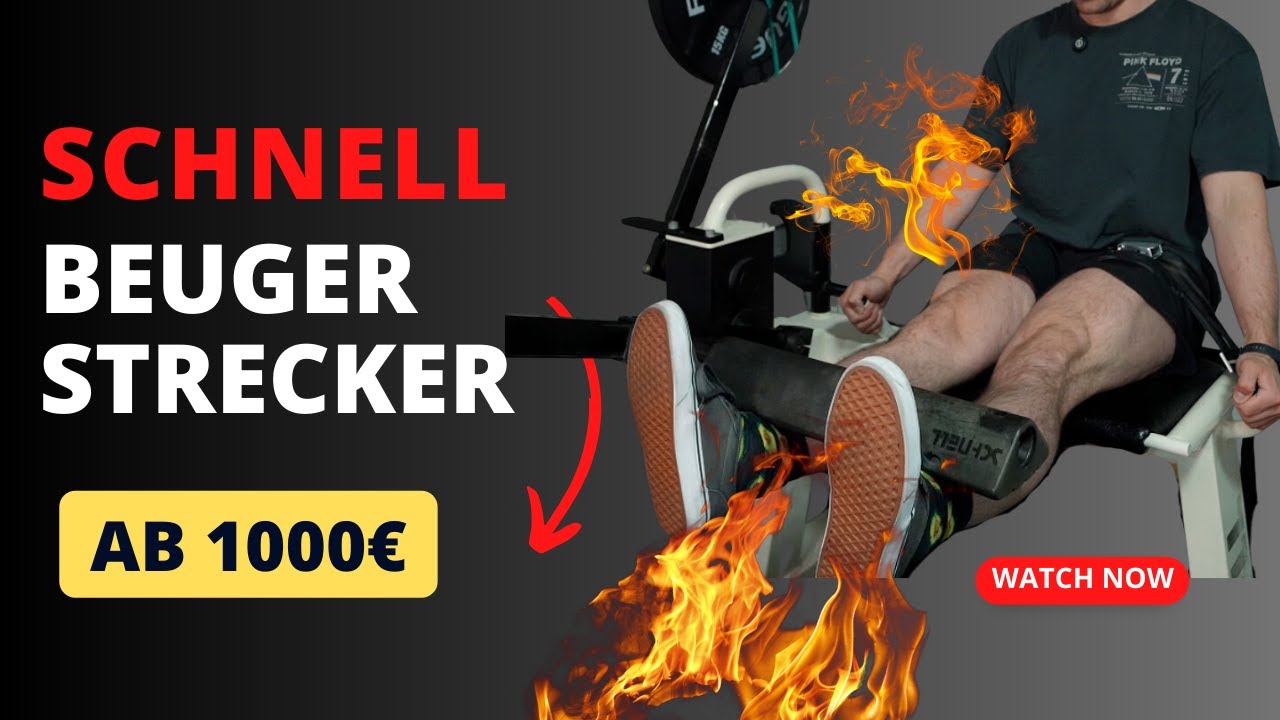 Der beste Beinstrecker & Beinbeuger f&uuml;rs Home Gym? 😱 SCHNELL Leg Curl/Extension im Test
