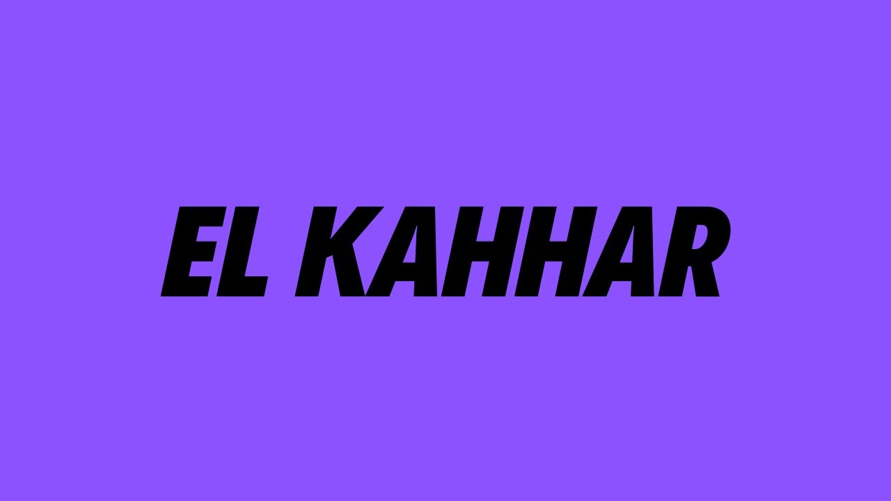 El Kahhar | Cenk Sabuncuoğlu
