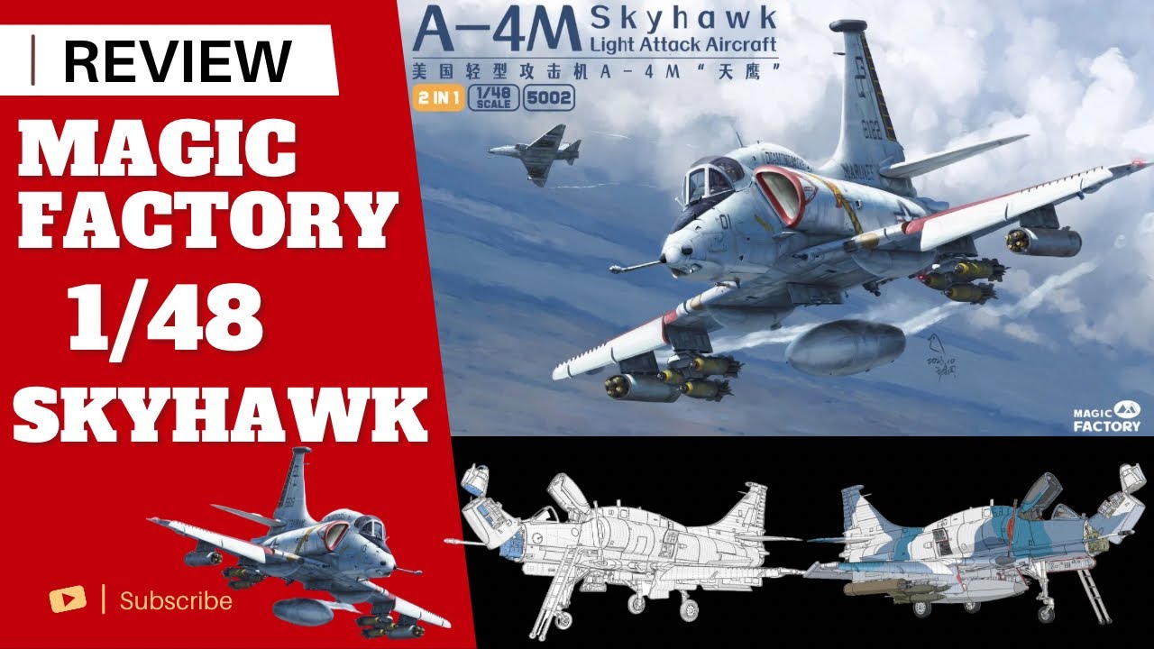 Magic Factory 1/48 A-4M Skyhawk, Review!