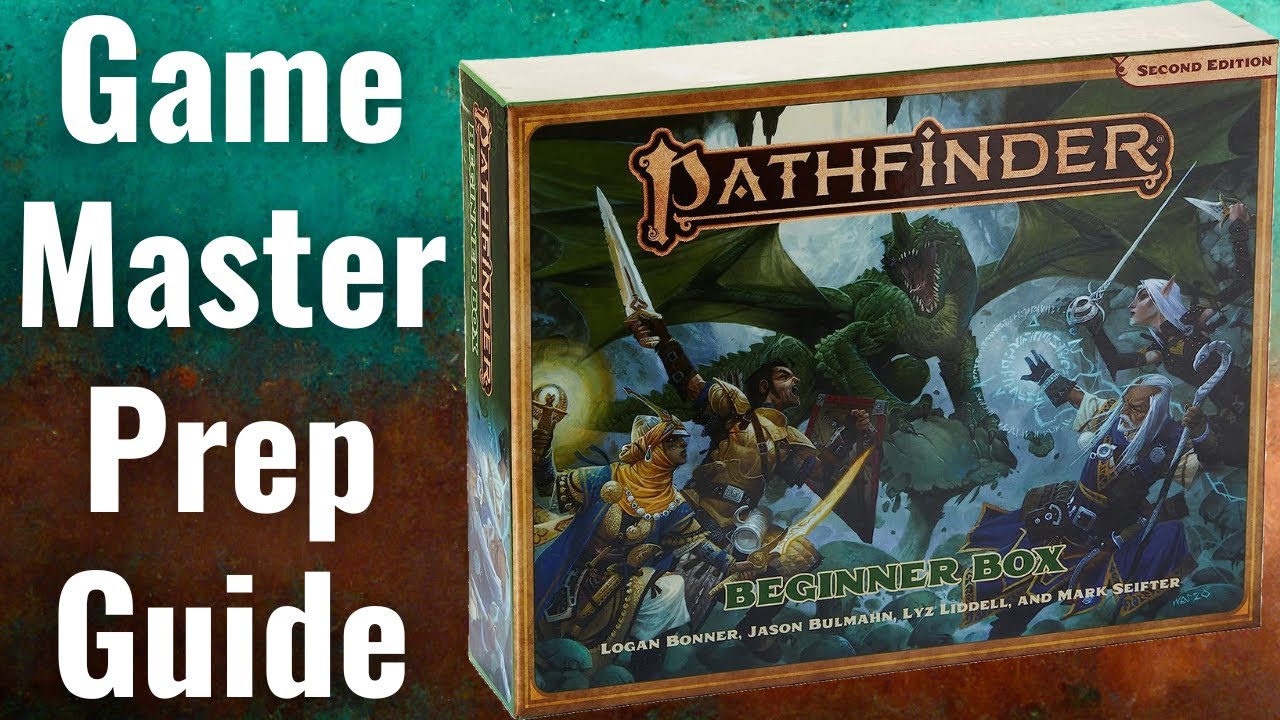 Pathfinder 2e Beginner Box Руководство по подготовке к игре Game Master