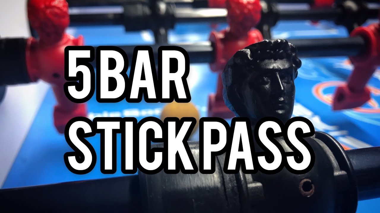 What is 5 BAR STICK PASS? | Foosball 101 (foosball tips)