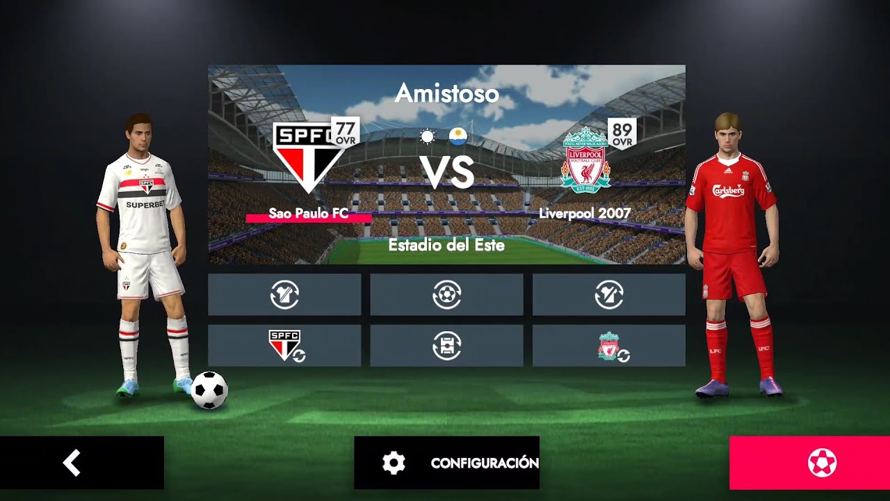SAO PAULO FC VS LIVERPOOL FC 2007 RECREANDO FINAL MC 2006 PARTIDO FL26 