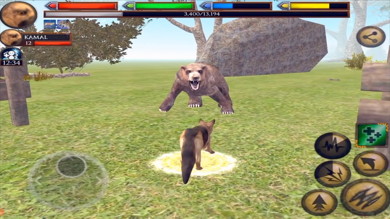 German Shepard VS Bear, Wolf, Ultimate Dog Simulator