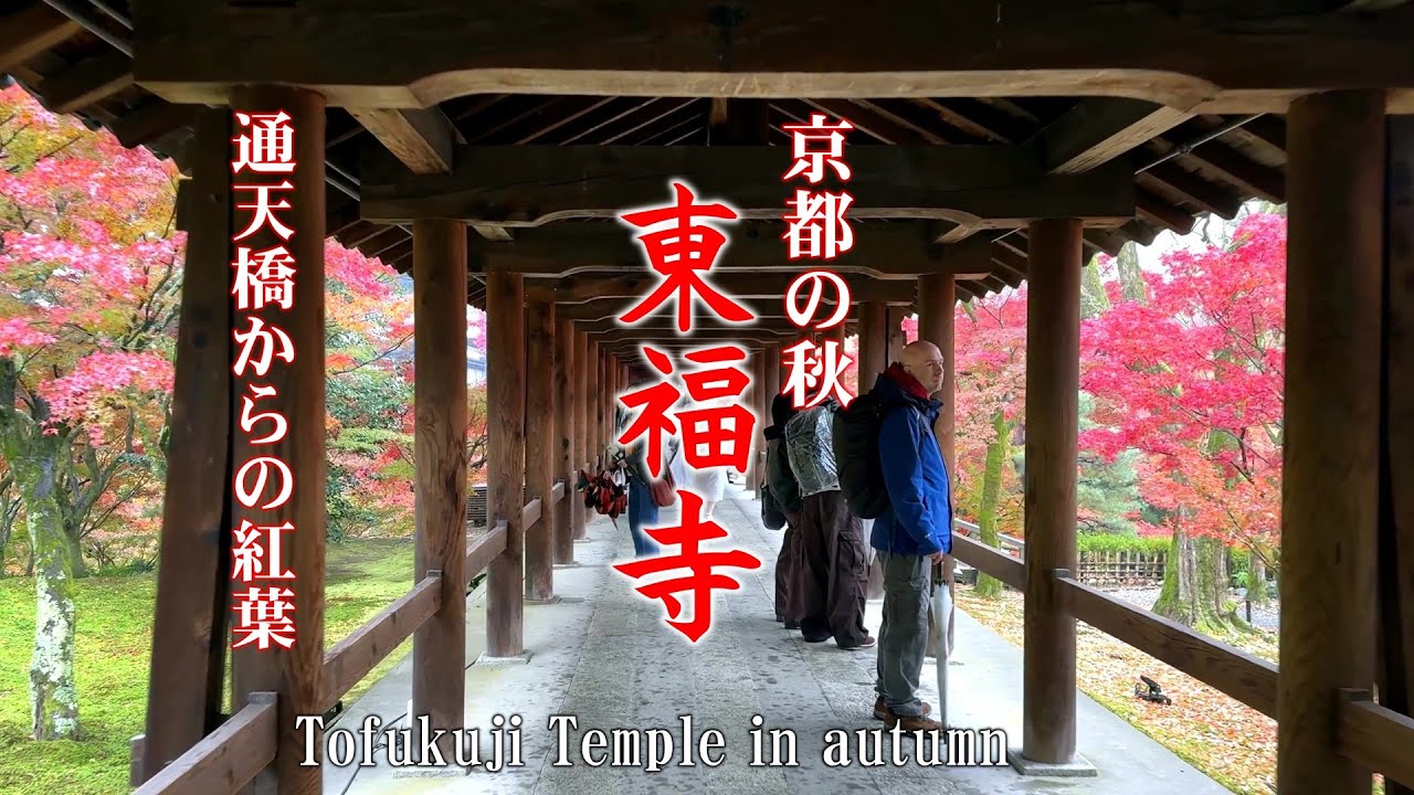 【京都】東福寺 通天橋からの紅葉と方丈を囲む個性的な庭園