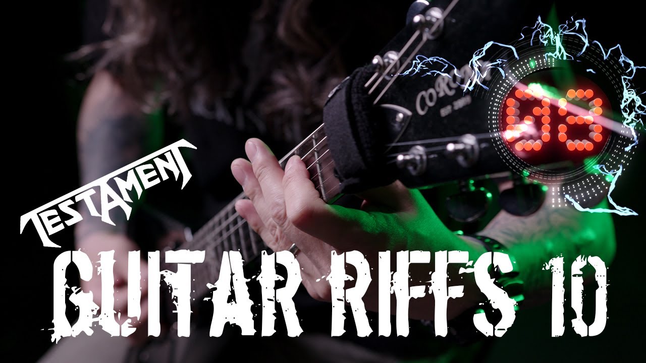 JAE HA \ TESTAMENT \ GUITAR RIFFS 10 + METAL GUITAR TAB (LEVEL8) #testament #jaeha #metalguitar