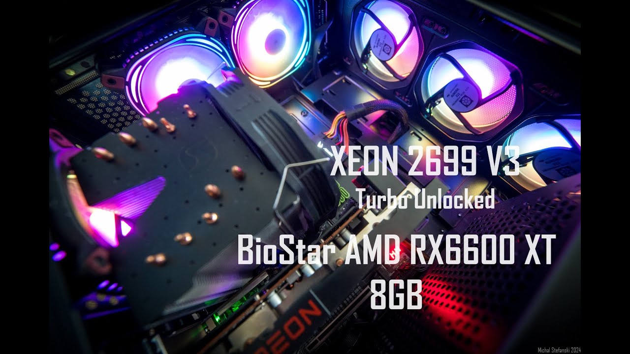 Intel Xeon E5 2699 V3 + BioStar RX6600XT Evo 8GB in 10 Games