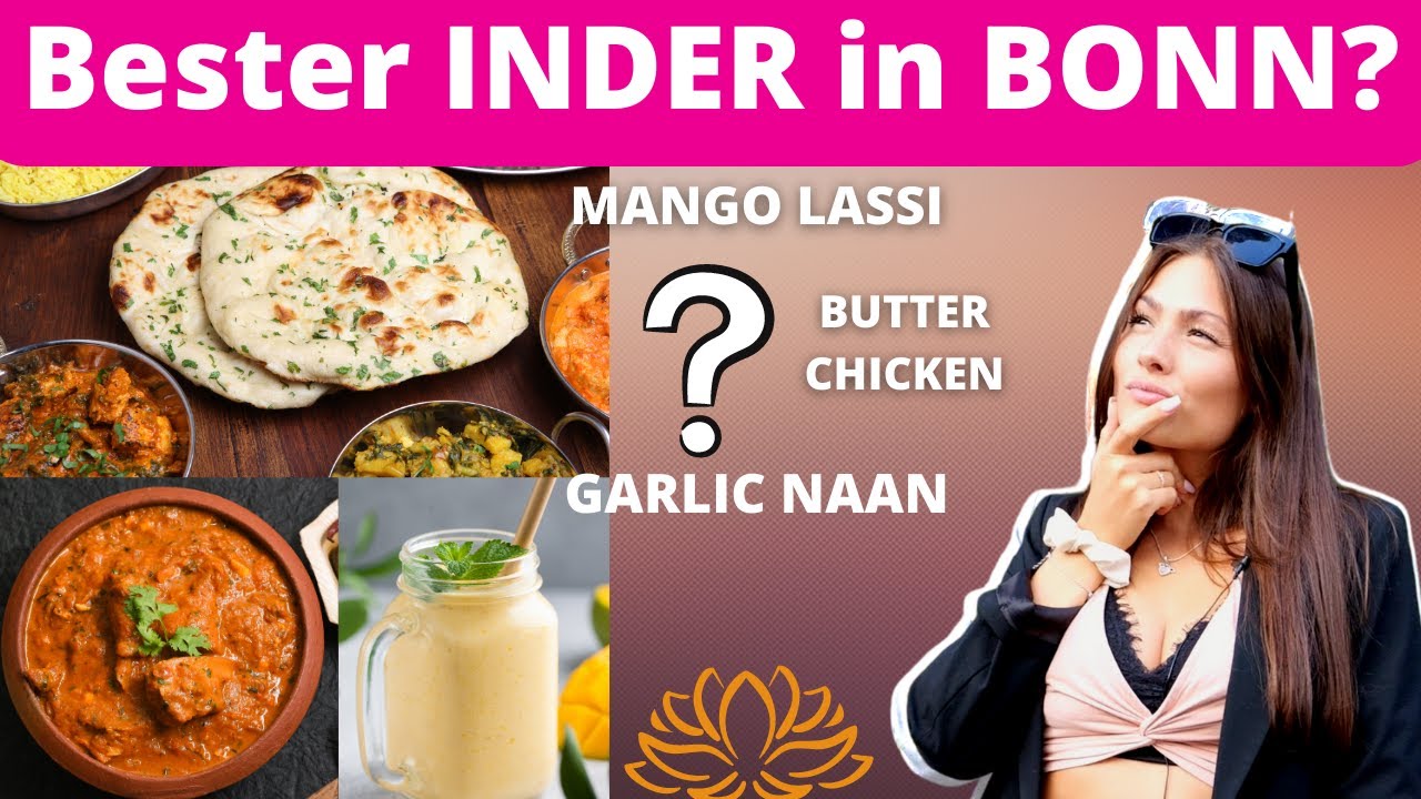 MANGO LASSI  & BUTTER CHICKEN bei TAJ INDIA in BONN 😍❤️😱 I Erstes Mal Indisch Essen I Kim Vester