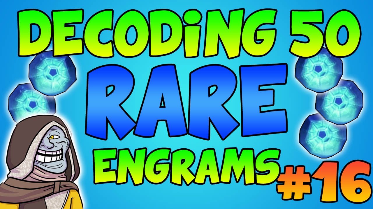 Destiny: 50+ Rare Engram Opening #16 (Rare Engram Opening) Destiny Cryptarch Decoding Gameplay